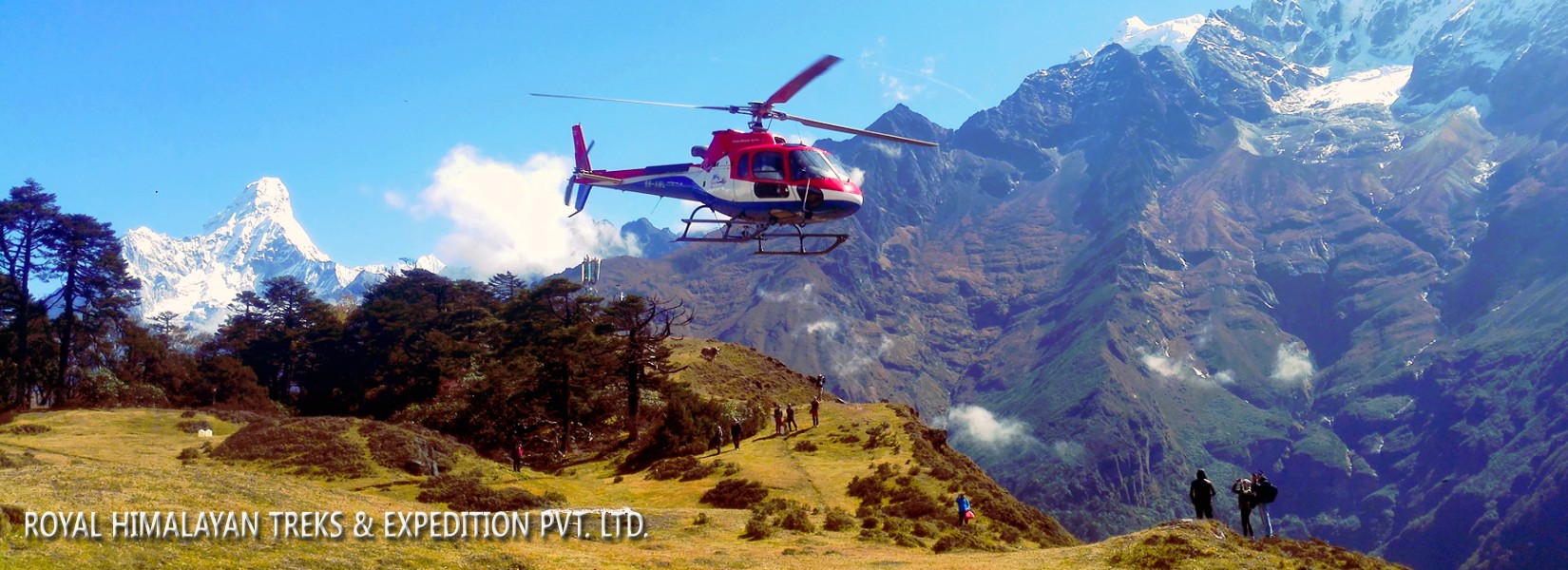 Helicopter tours to Everest Base camp